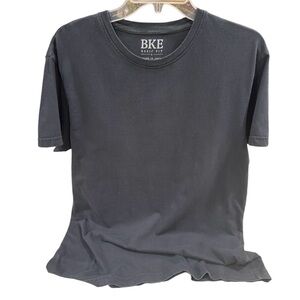 BKE Mens Black T-Shirt Relaxed Fit Large